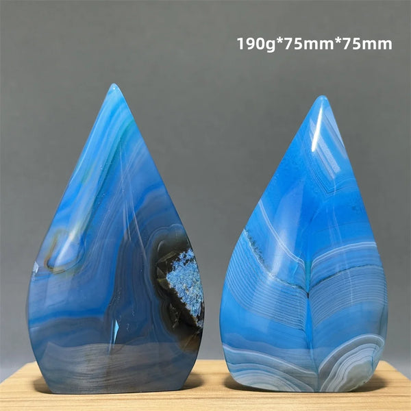Blue Agate Torch-ToShay.org