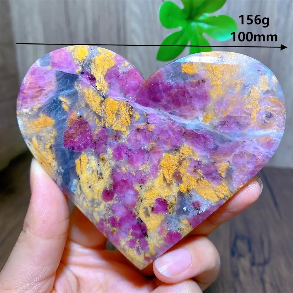 Pink Unicorn Tourmaline Heart-ToShay.org