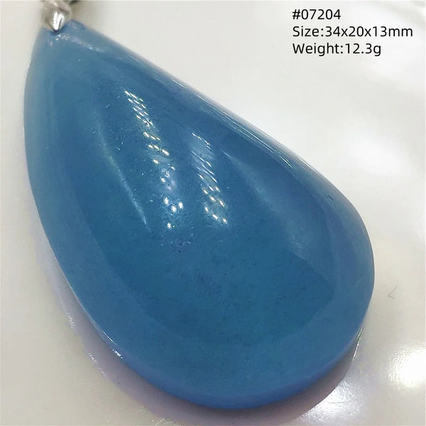 Blue Aquamarine Pendant-ToShay.org