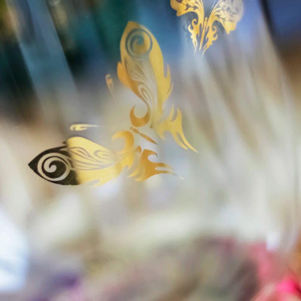 Golden Butterfly Crystal Singing Bowl-ToShay.org