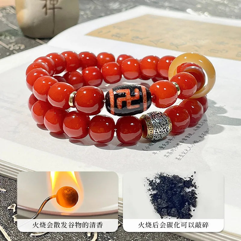 Red Bodhi Root Beads-ToShay.org