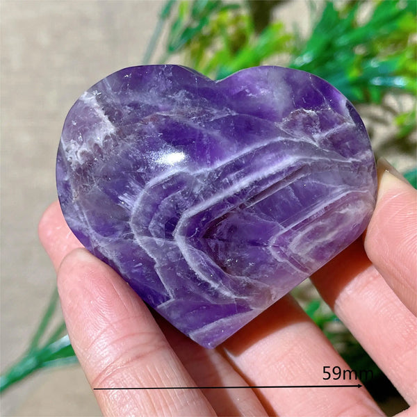 Purple Dream Amethyst Heart-ToShay.org