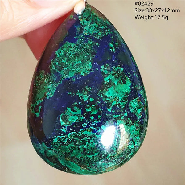 Blue Azulite Pendant-ToShay.org