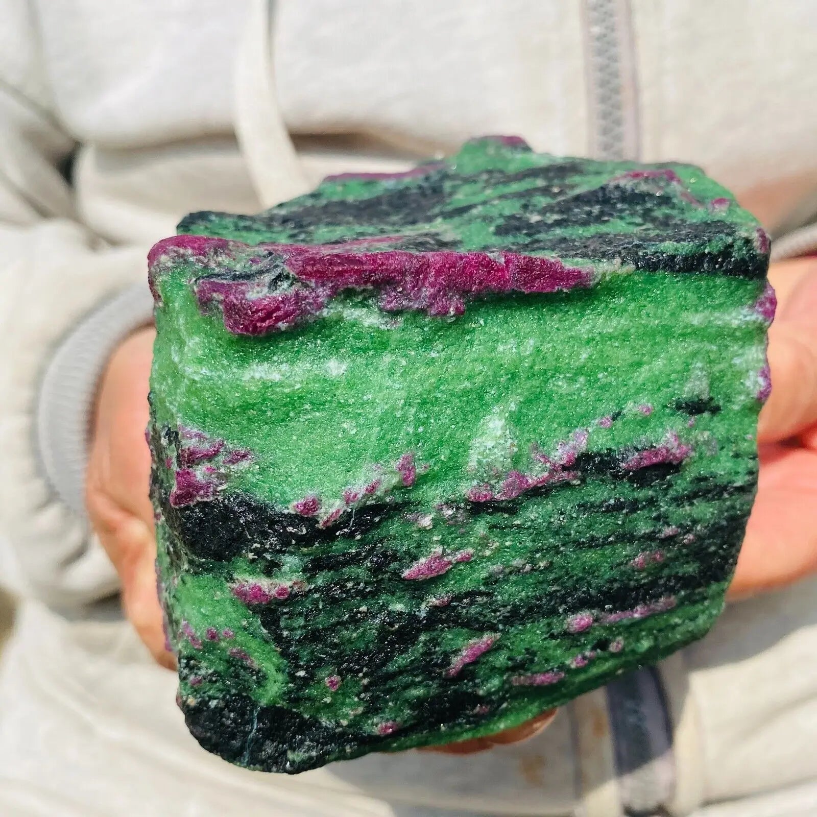 Green Ruby Zoisite Gemstone-ToShay.org
