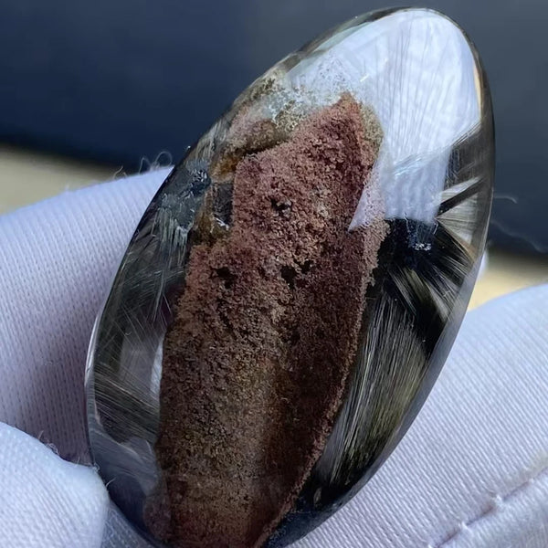 Black Rutilated Quartz Pendant-ToShay.org