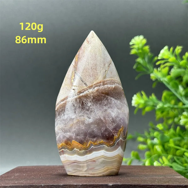 Purple Amethyst Agate Torch-ToShay.org