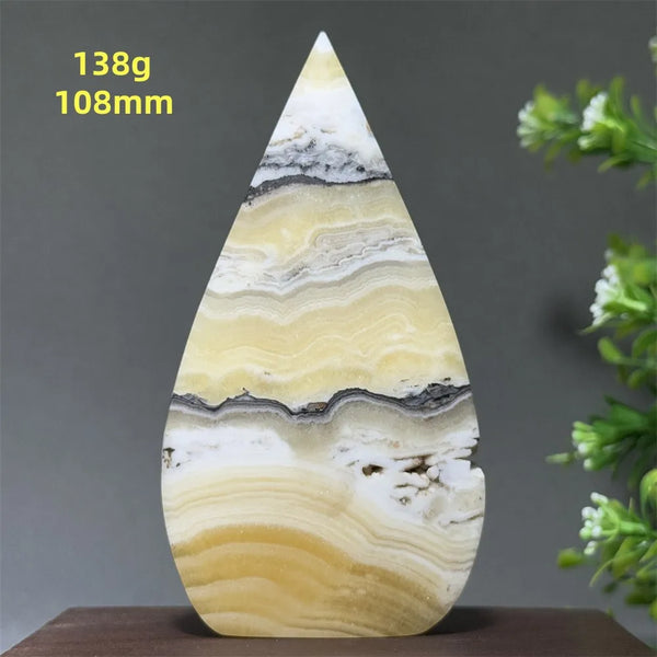 Grey Striped Agate Torch-ToShay.org