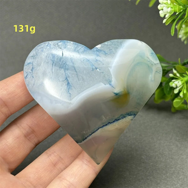 Blue Agate Heart-ToShay.org