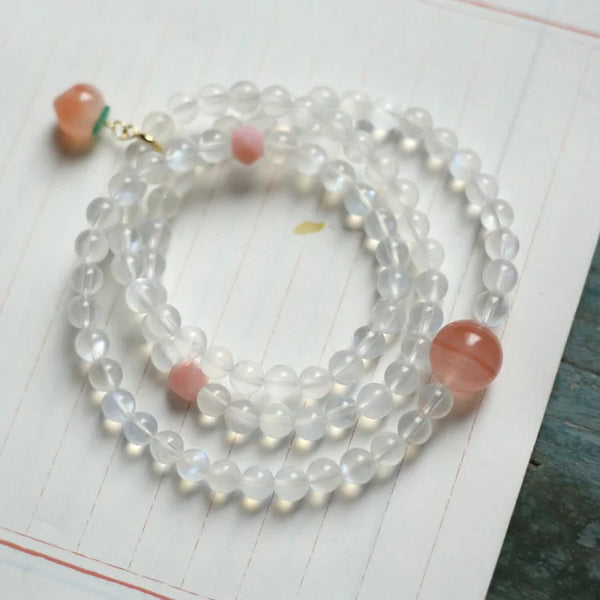 White Moonlight Crystal Bracelet-ToShay.org