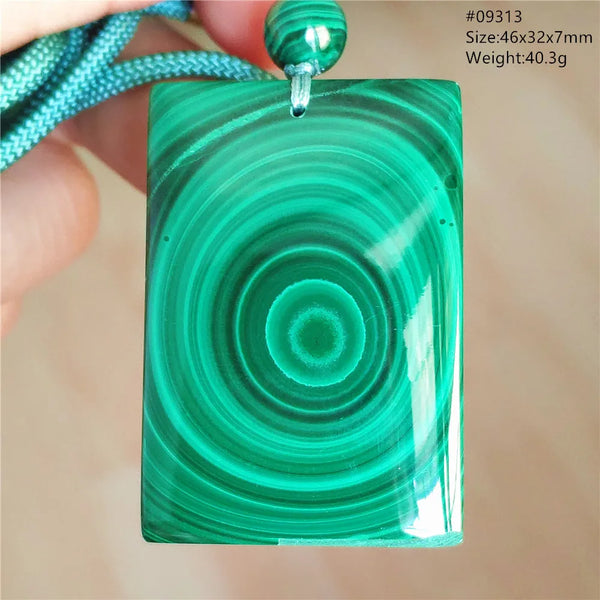 Green Malachite Chrysocolla Pendant-ToShay.org
