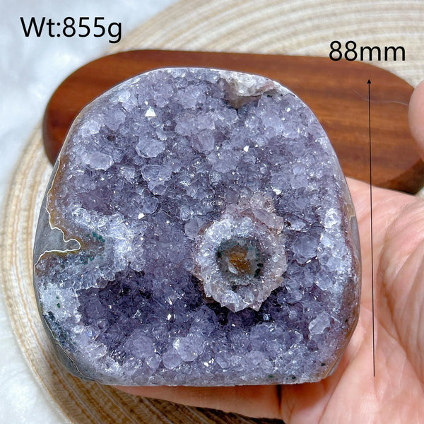 Purple Amethyst Druzy Crystal-ToShay.org