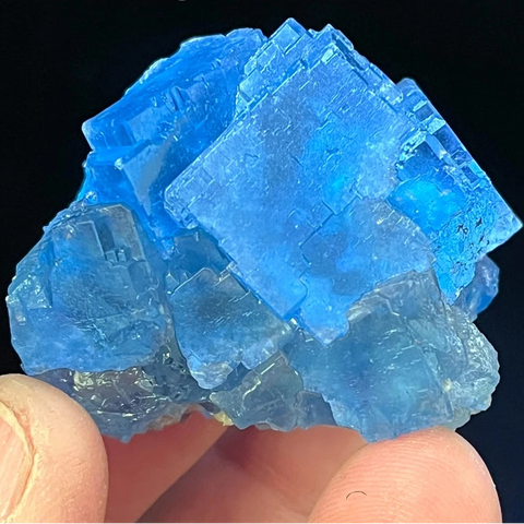Blue Fluorite Crystal-ToShay.org