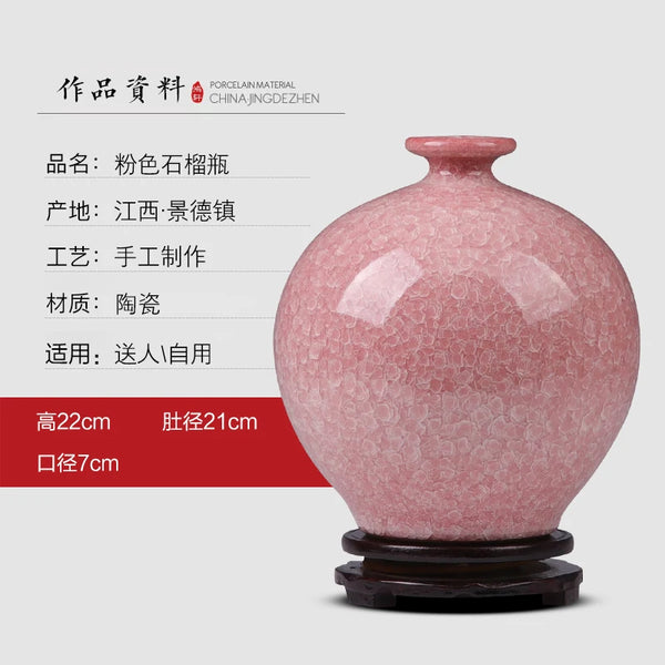 Pomegranate Bottle Kiln Vase-ToShay.org