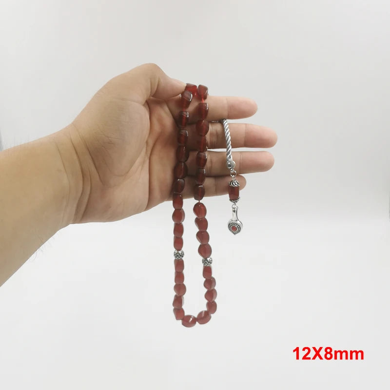 Red Agate Prayer Beads-ToShay.org