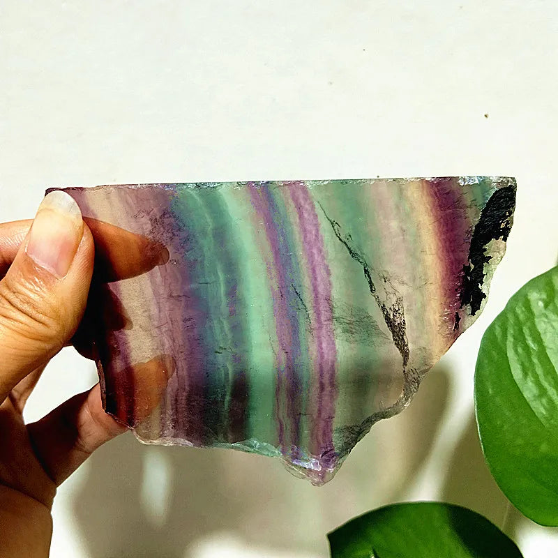 Rainbow Fluorite Slice-ToShay.org