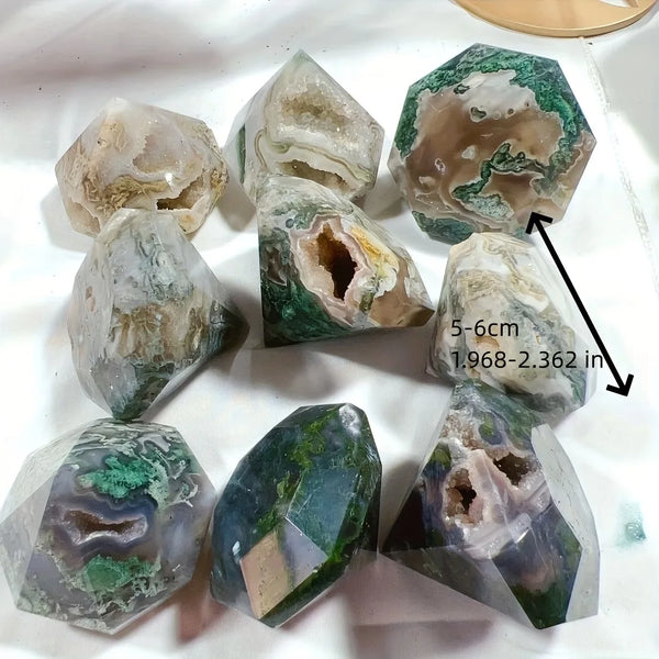 Green Moss Agate Diamond-ToShay.org
