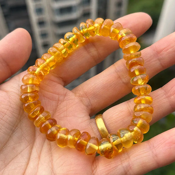 Yellow Amber Bracelet-ToShay.org