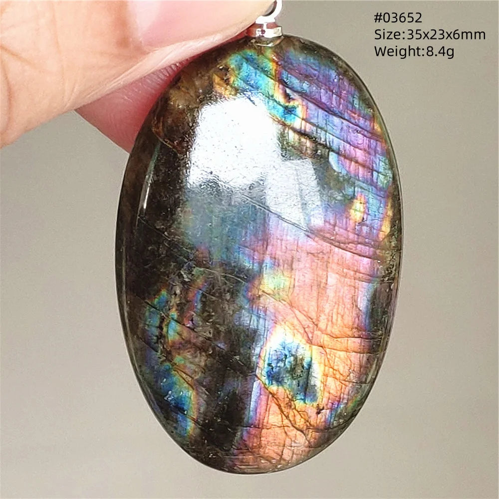 Blue Purple Labradorite Pendant-ToShay.org