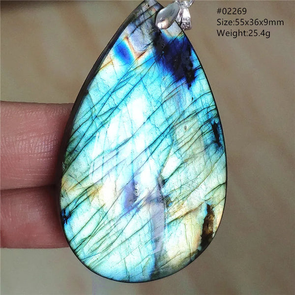 Blue Light Labradorite Pendant-ToShay.org