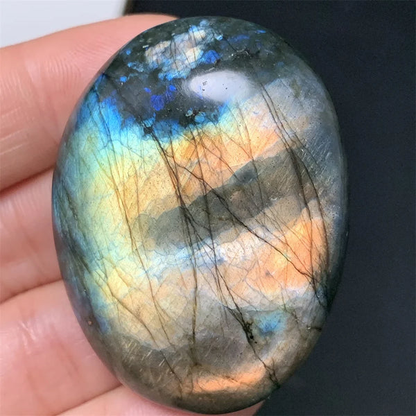 Orange Red Light Labradorite-ToShay.org