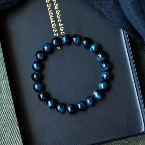 Blue Tigers Eye Bracelet-ToShay.org