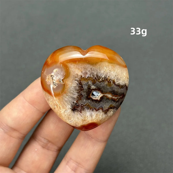 Orange Carnelian Heart-ToShay.org