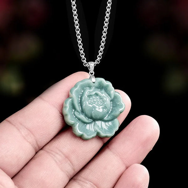 Green Jade Peony Flower-ToShay.org