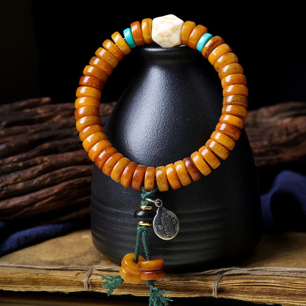 Brown Yak Bone Bracelet-ToShay.org