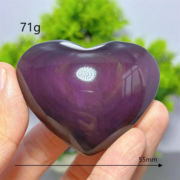Rainbow Obsidian Heart-ToShay.org