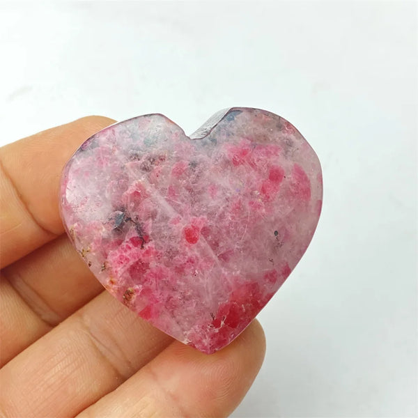 Pink Rose Stone Heart-ToShay.org