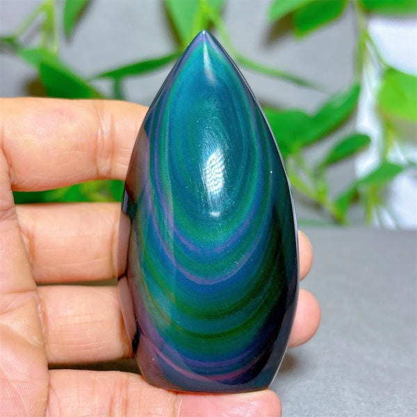 Rainbow Obsidian Torch-ToShay.org