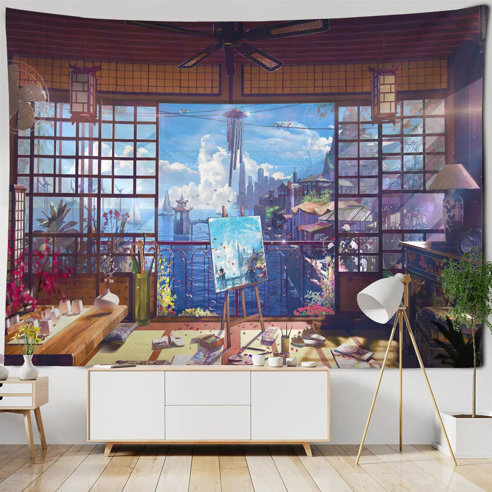 Fantasy Anime Art Tapestry-ToShay.org