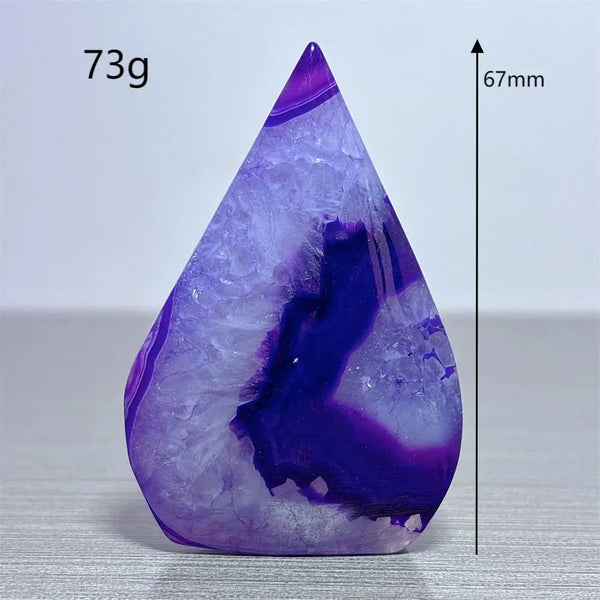 Violet Agate Torch-ToShay.org