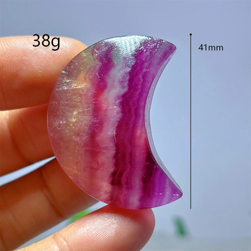 Rainbow Fluorite Moon-ToShay.org