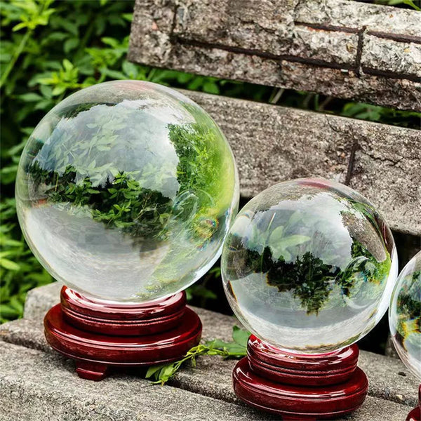 Clear Crystal Glass Ball-ToShay.org