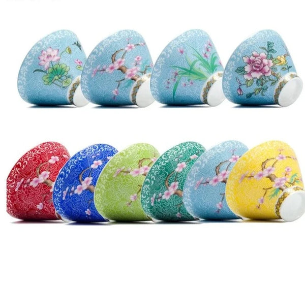 Enamel Porcelain Tea Sets-ToShay.org