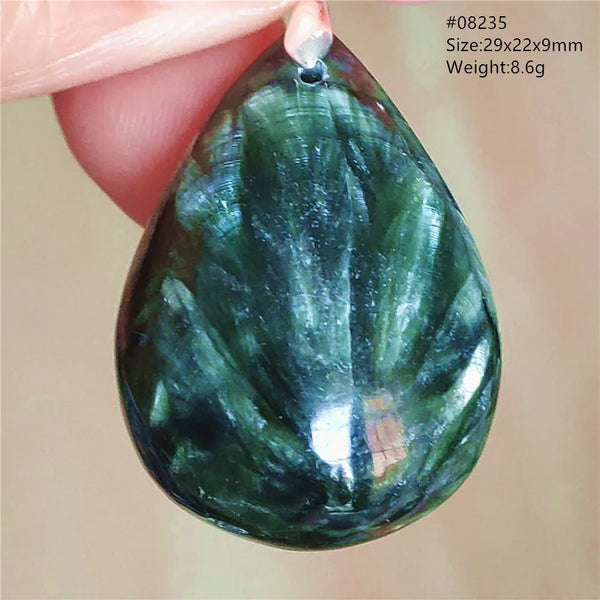 Green Seraphinite Pendant-ToShay.org