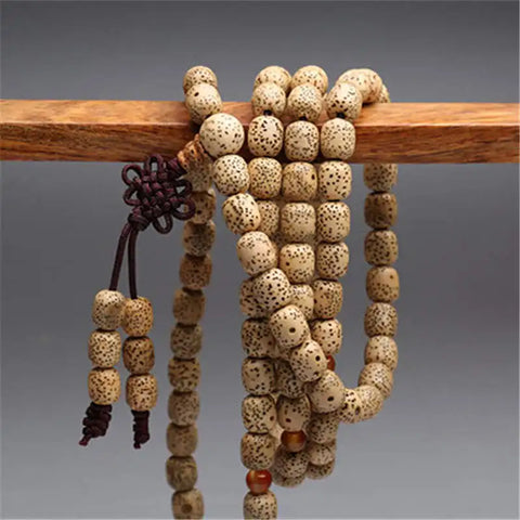 Brown Bodhi Bead Mala-ToShay.org