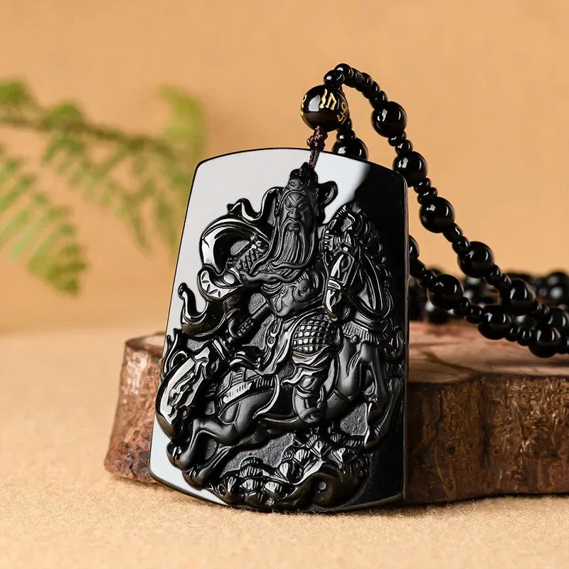 Black Ink Jade Guan Gong-ToShay.org