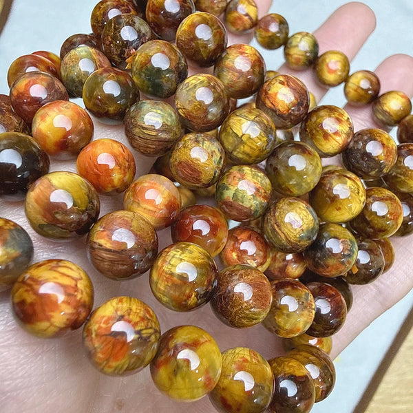 Yellow Phoenix Pietersite Bracelet-ToShay.org