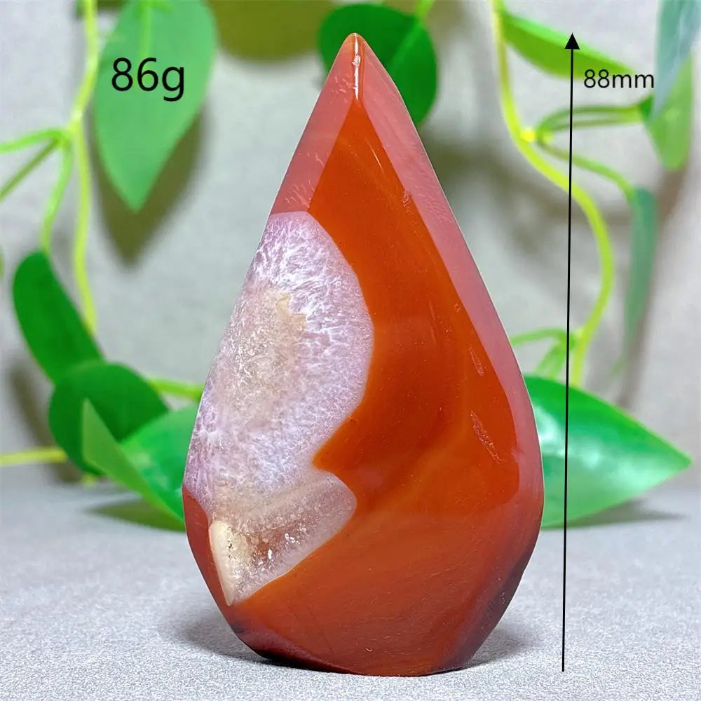 Orange Carnelian Quartz Flame-ToShay.org