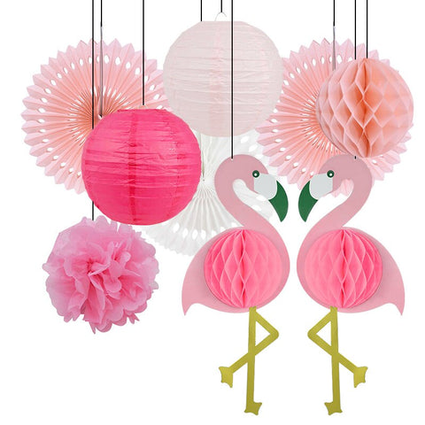 Flamingo Paper Lanterns-ToShay.org