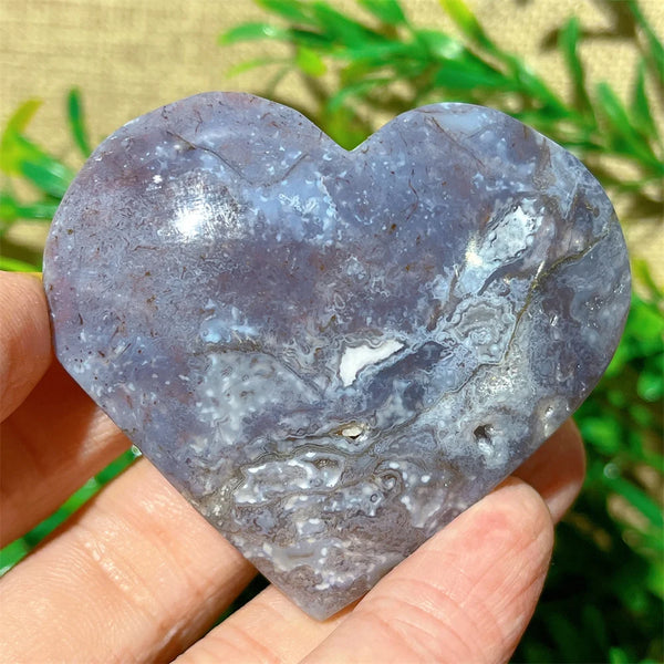 Green Moss Agate Heart-ToShay.org
