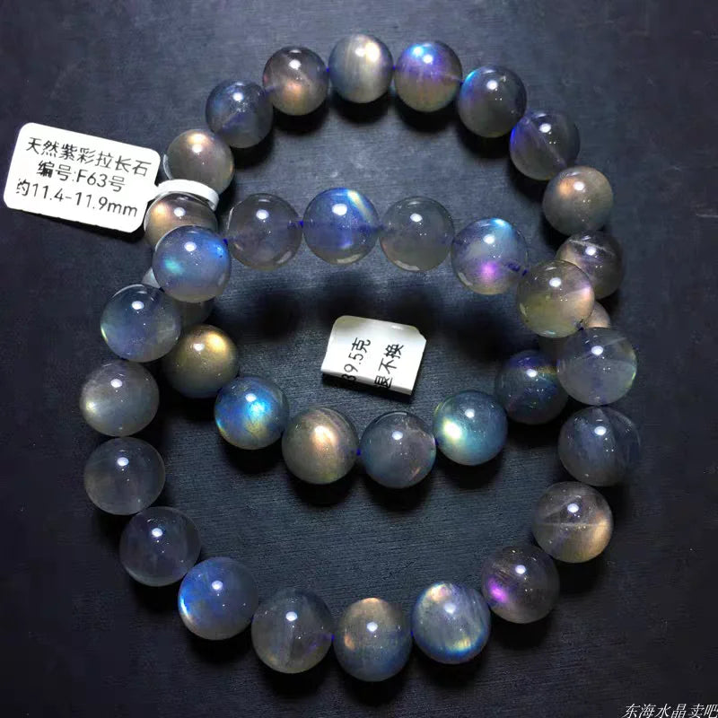 Purple Light Labradorite Bracelet-ToShay.org