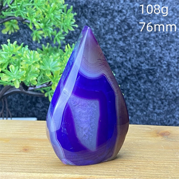 Purple Agate Torch-ToShay.org