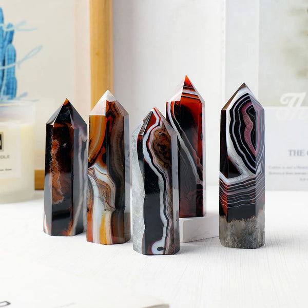 Black Red Sardonyx Point-ToShay.org