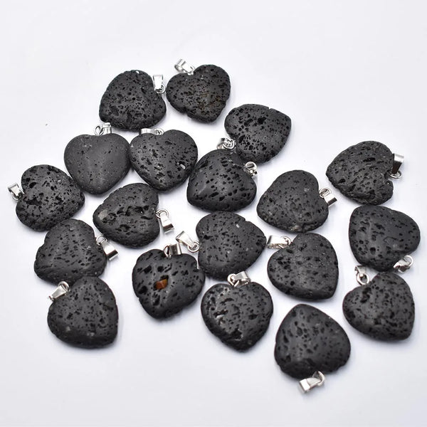 Mixed Crystal Heart Pendants-ToShay.org