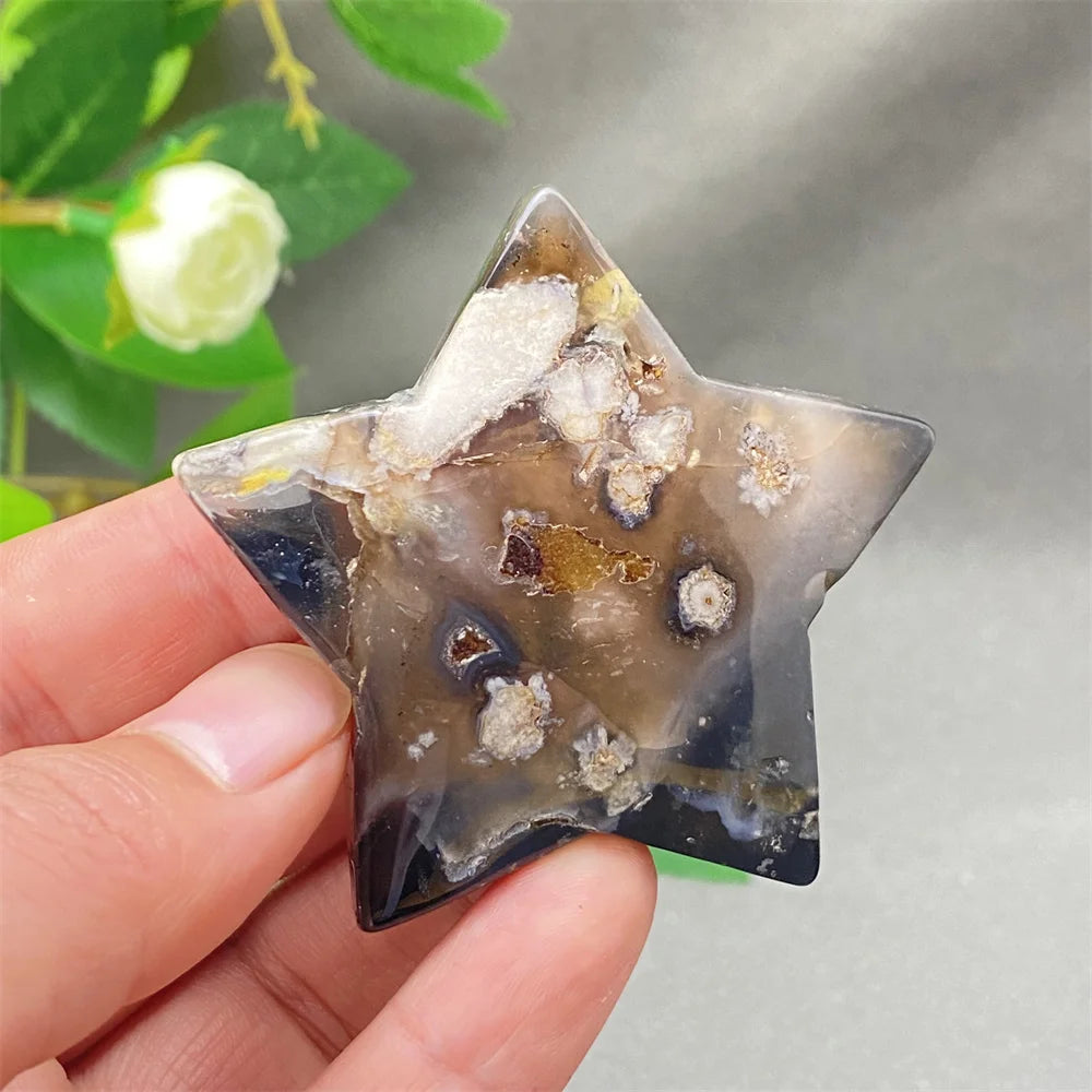 Black Cherry Blossom Agate-ToShay.org