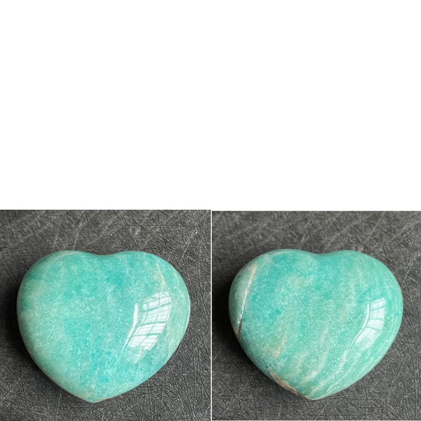 Blue Amazonite Heart-ToShay.org