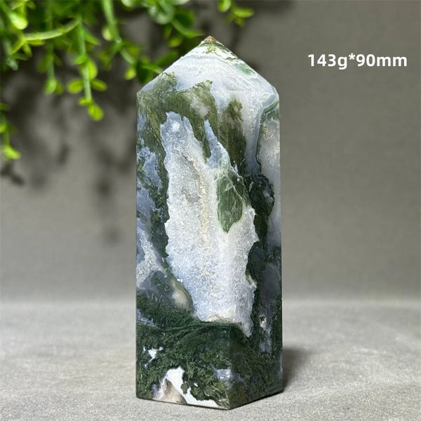 Green Aquatic Agate Tower-ToShay.org